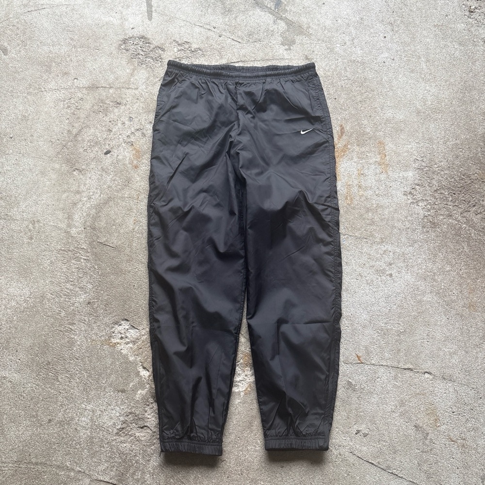 Vintage Nike Black Track Pants with Swoosh